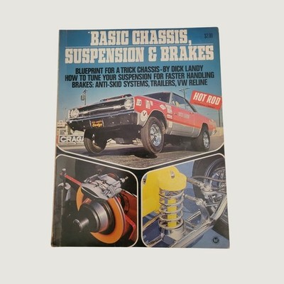 Petersen Basic Chassis Suspension & Brakes Hot Rod Technical Library Book Blue