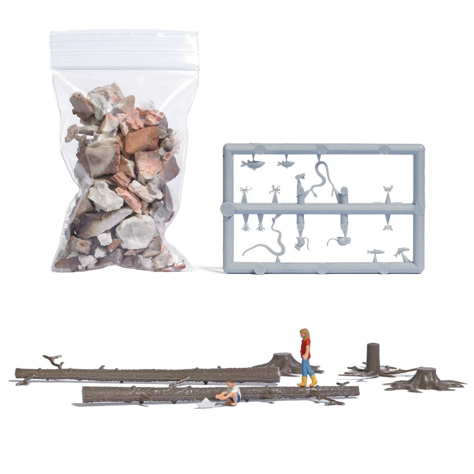 Busch H0 79819 Spielen am Waldbach