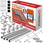 PV Photovoltaik Solarpaneel Halterung 2X Montage Set Ziegeldach Befestigung