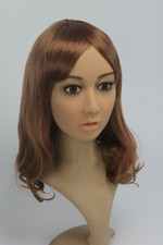 Realistic Silicone Headwear Male To Female Face Makeup Hoods Cosplay Disguise