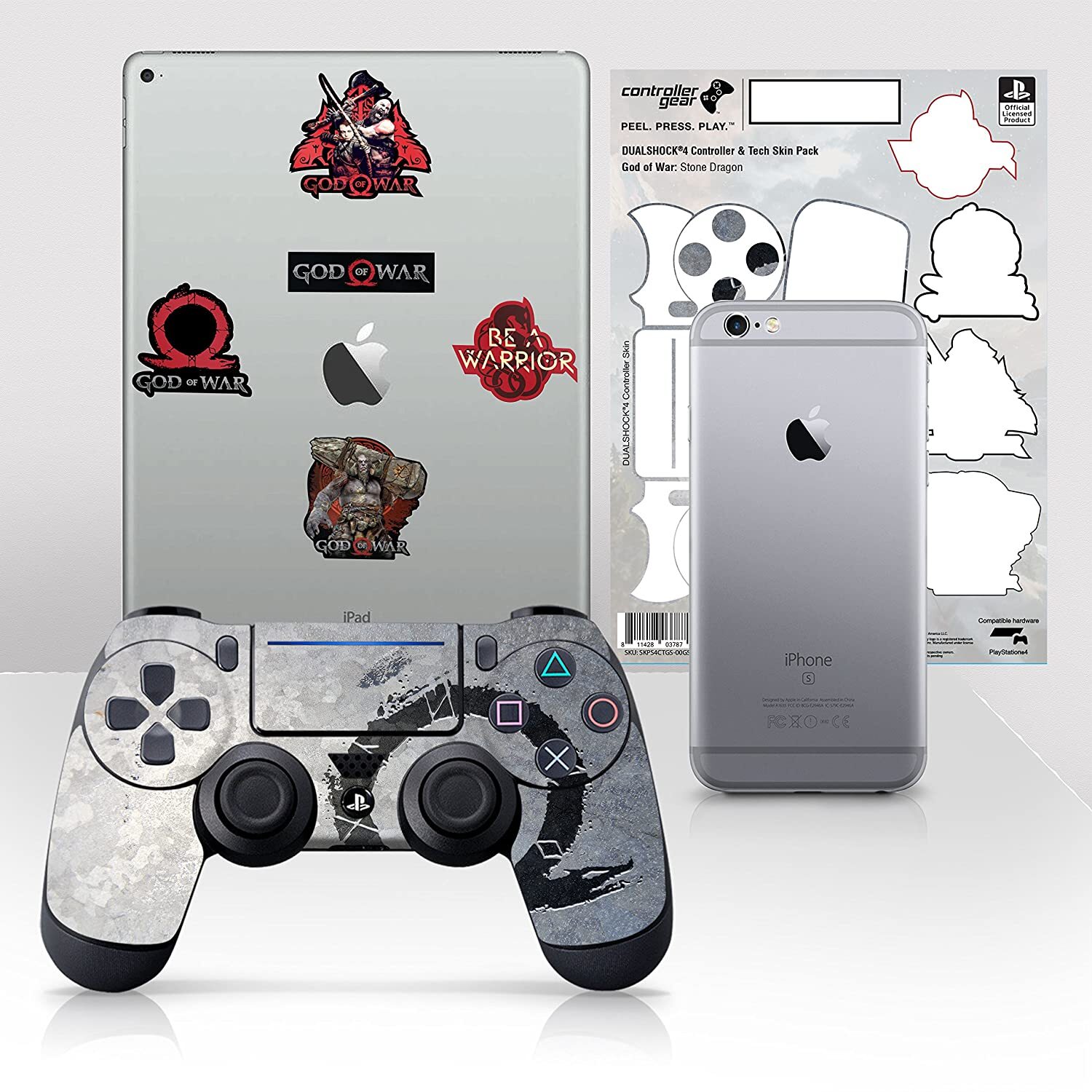 Skin PS4 Controle Adesivo - God of War Ragnarok B em Promoção na