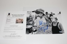 STEVEN SPIELBERG DREW BARRYMORE SIGNED 'E.T.' 11x14 MOVIE PHOTO BECKETT COA
