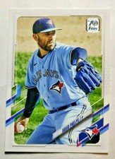 2021 Topps Update Base #US179 David Phelps  Toronto Blue Jays