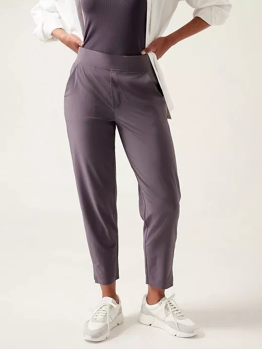 Athleta BROOKLYN ANKLE PANT - Trousers - black - Zalando.de