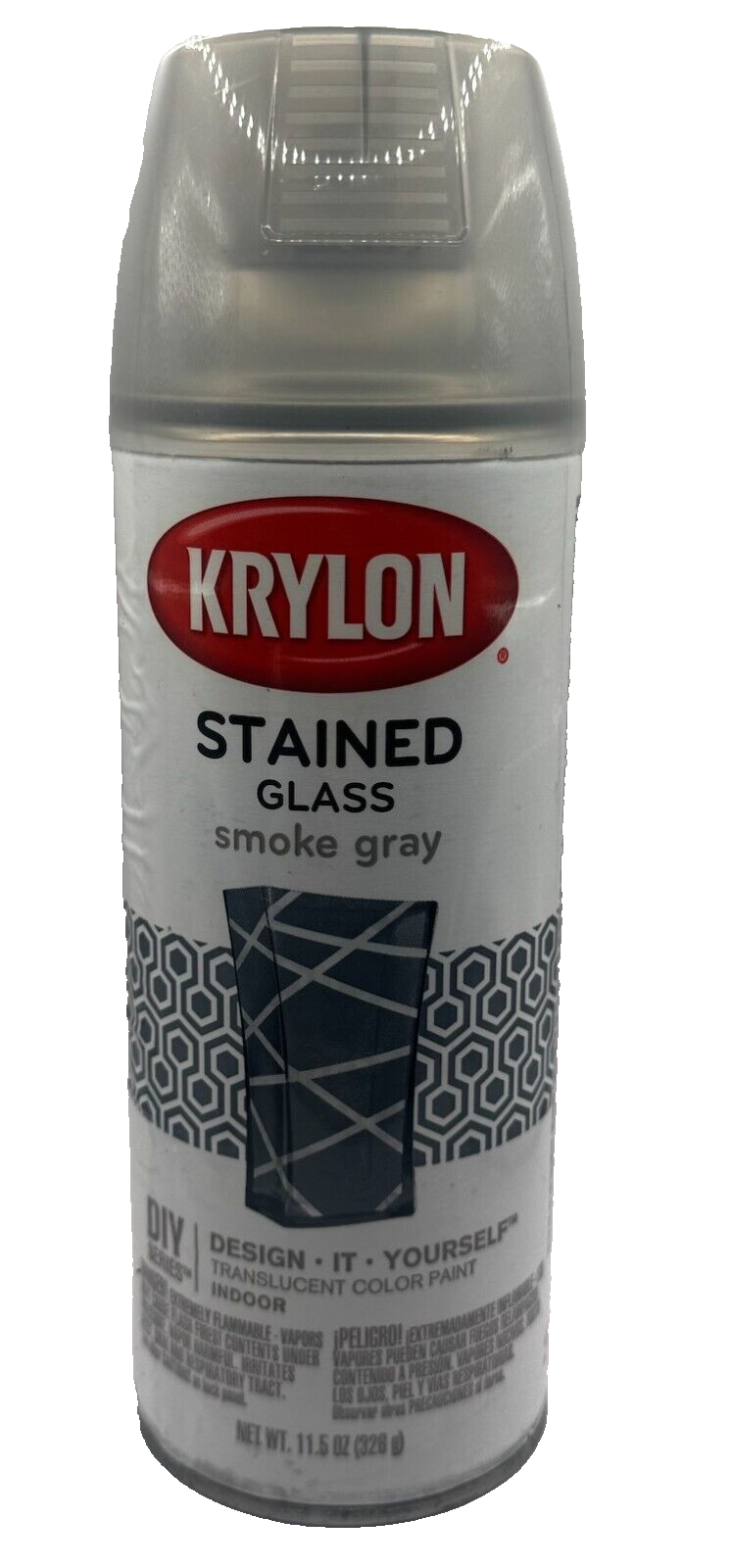 Krylon Stained Glass Smoke Gray Translucent Color Spray Paint eBay