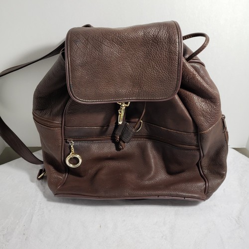 Women Vintage Look PU Leather Backpack School Purse Shoulder Travel Rucksack Bag