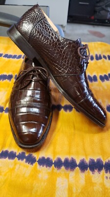 Paolo De Marco Genuine Alligator ? Men Dress Shoe display picture 1