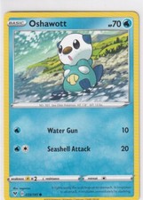 Pokemon Scheda Spada & Scudo Farbenschock 33/185 Oshawott Inglese