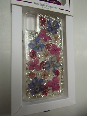 CASE-MATE PHONE CASE, IPHONE 5.8'' 2018, FLORAL, PLEASE READ!! 7905