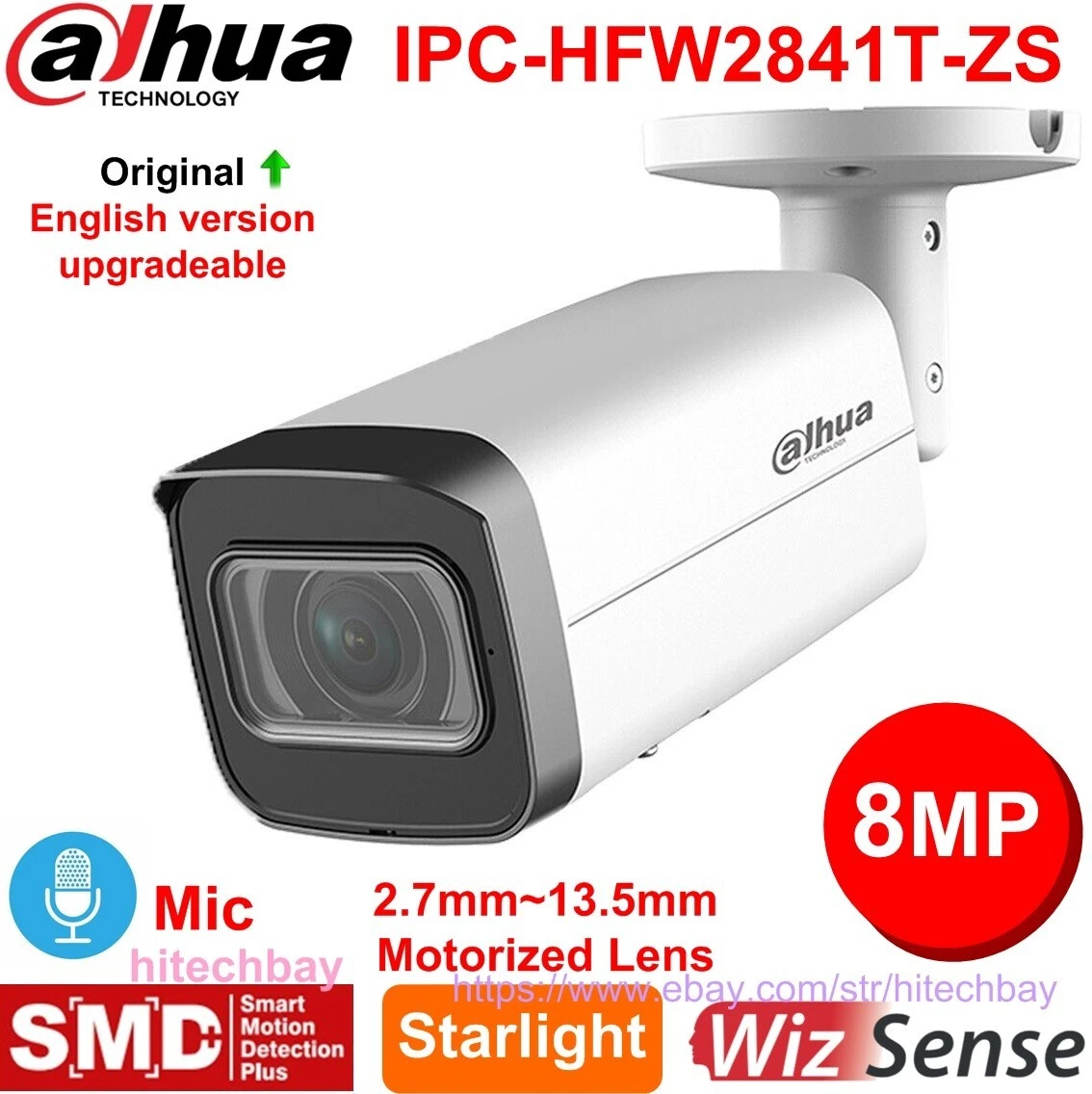 Dahua zoom store camera