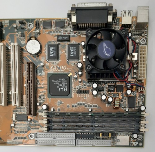 Iwill XA100 Super Sockel 7 ISA AGP retro Mainboard + AMD K6-2 400MHz + 256MB RAM - Afbeelding 3 van 3