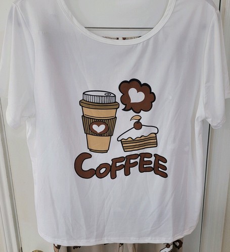 Coffee Print Pajama Set - Picture 6 of 7