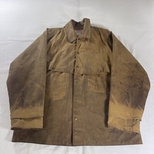 Vintage Filson 63 Men's XL Waxed Jacket Double Tin Cloth Logger Cruiser Worn