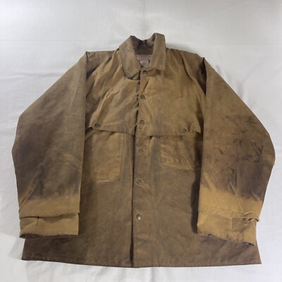 Vintage Filson 63 Men's XL Waxed Jacket Double Tin Cloth Logger