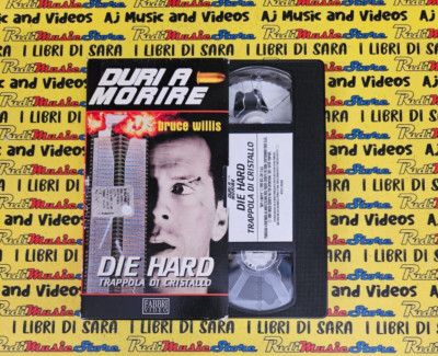 VHS * Karton DIE HARD KRISTALLFALLE 1999 DURI A MORIRE RCS FABBRI (F15)