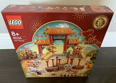 LEGO Lion Dance (80104) 882 Pieces New Sealed 673419322089
