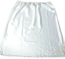 Vintage 70s Half Slip Entice Bill Tice Lingerie Med Intimate Elegant Embellished