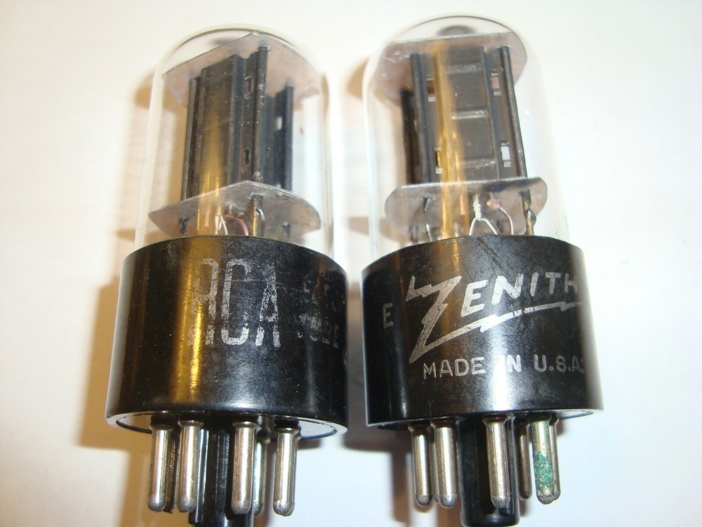 One Matched Pair 6SN7GTB, RCA, Ratings 95/100, 95/95