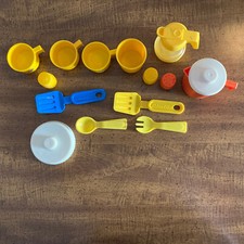 Vintage Fisher Price Fun with Food Play Kitchen 1987