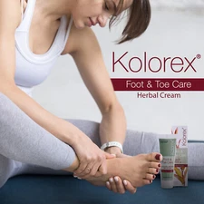 Kolorex Foot & Toe Cream 25g fast relief for athlete's foot & fungal issues