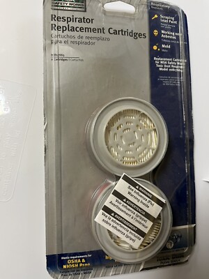 MSA 00817665 Safety Works Respirator Replacement Cartridges