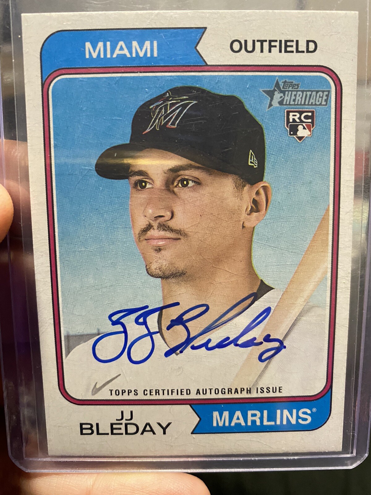 2023 Topps Heritage - Real One Autographs #ROA-JBY JJ Bleday (AU, RC)