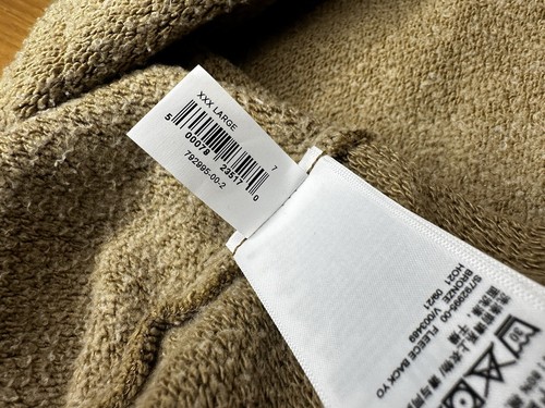 NUEVA Camiseta Yeezy Gap Fleece Yugo Bronce XXXL (3XL) CANCELADA POR YE RARA Balenciaga - Imagen 11 de 13