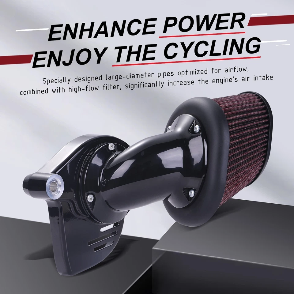Heavy Breather Extreme Air Cleaner Filter For harley touring softail 2017-2022 - Imagen 2 de 4