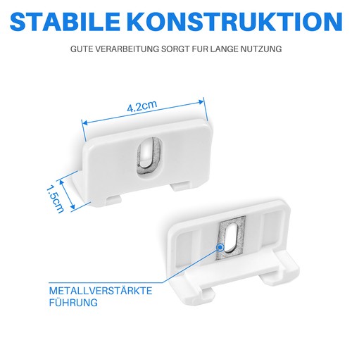 2x 9086322 Integrated Fridge Door Slide Mounting Bracket Slider Kit - Picture 5 of 8