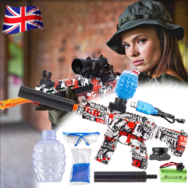 Newest Electric Gel Ball Blaster Eco-Friendly Gel Water Bead Blaster Gun Toy UK Newest Electric Gel Ball Blaster Eco-Friendly Gel Water Bead Blaster Gun Toy UK