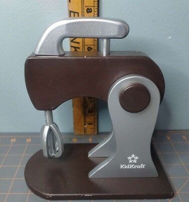 Kidkraft Espresso Mixer  Silver Wooden Kitchen Kids Toys