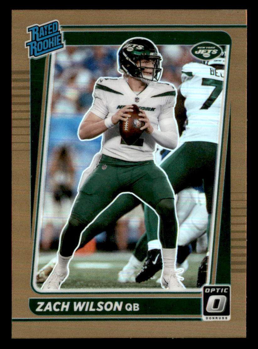 2021 Donruss Optic Bronze #202 Zach Wilson