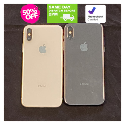 Apple iPhone XS Silver/Gray 256GB Unlocked AT&T T-Mobile - Good Condition
