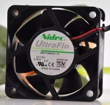 NIDEC U60T12MUA7-51 6025 DC12V 0.16A 6CM 2-wire silent inverter cooling fan