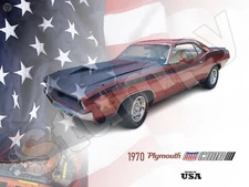 1970 Plymouth Cuda Metal Sign 9" x 12" or 12" x 16"