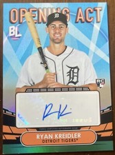 2023 Topps Big League - Opening Act Auto - #OAA-KRE Ryan Kreidler RC