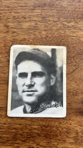 1936 Goudey (R322) Bill Brubaker Pittsburgh Pirates Baseball Card