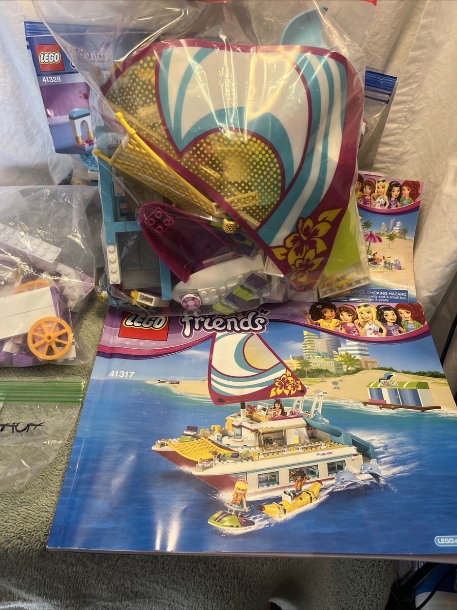 LEGO Friends Sunshine Catamaran + 3 Kits. Unsure If All The