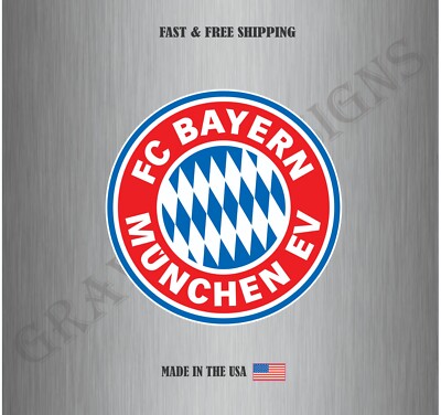 Bayern Munich Germany Vinyl Sticker Decal Die Cut Football UEFA Water Resistant
