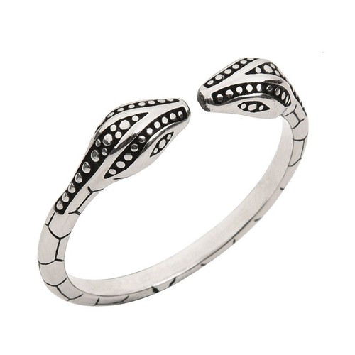 Stainless Steel Cock scrotum ring Snake Head Stretch Ball Stretcher 5 Size - Picture 2 of 8
