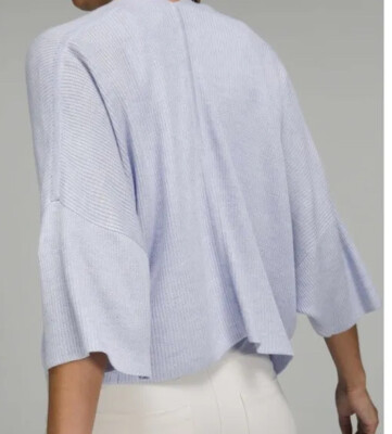 LULULEMON WOMAN Boxy Cashlu Knit Wrap Size M/L