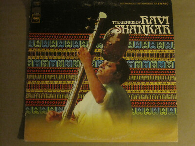 RAVI SHANKAR THE GENIUS OF RAVI SHANKAR LP OG '67 CS 9560 INDIAN SITAR RAGA VG+