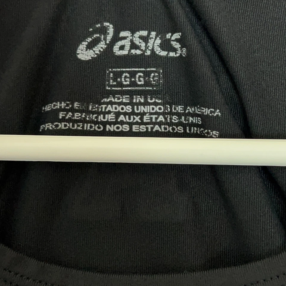 Wichita State Shockers Womens Shirt Large Asics Black Yellow Tank Top NCAA Run B - Image 3 of 4