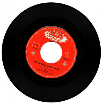 Peter Kraus - Alle Mädchen wollen küssen / Wenn sie Dich allein läßt/Single 1960
