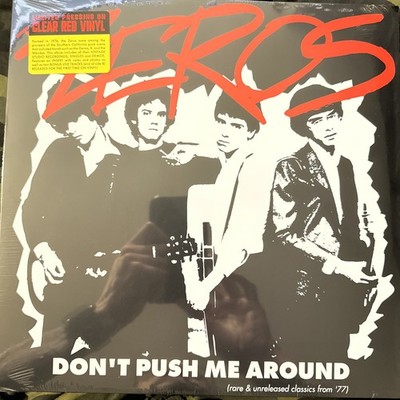 The Zeros   Don't Push Me Around LP 2019 BOMP!   BLP 4035 [RED] [SEALED]