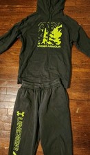 Under Armour Men's Sz Small Green Sweatsuit