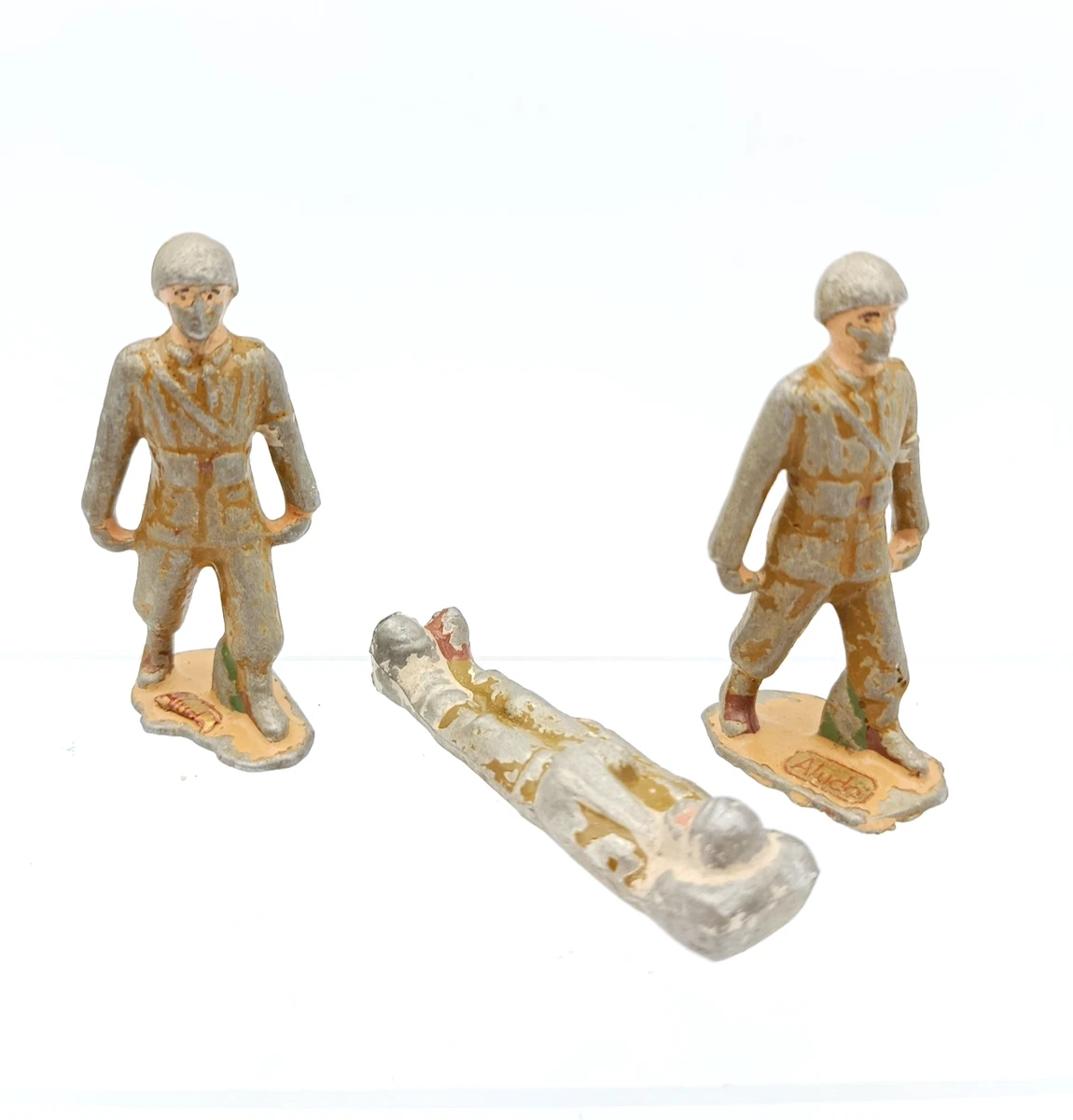 Figurine Militaire Quiralu - Légion étrangère Avec Drapeaux - Soldat Cofalu Aludo - Occasion