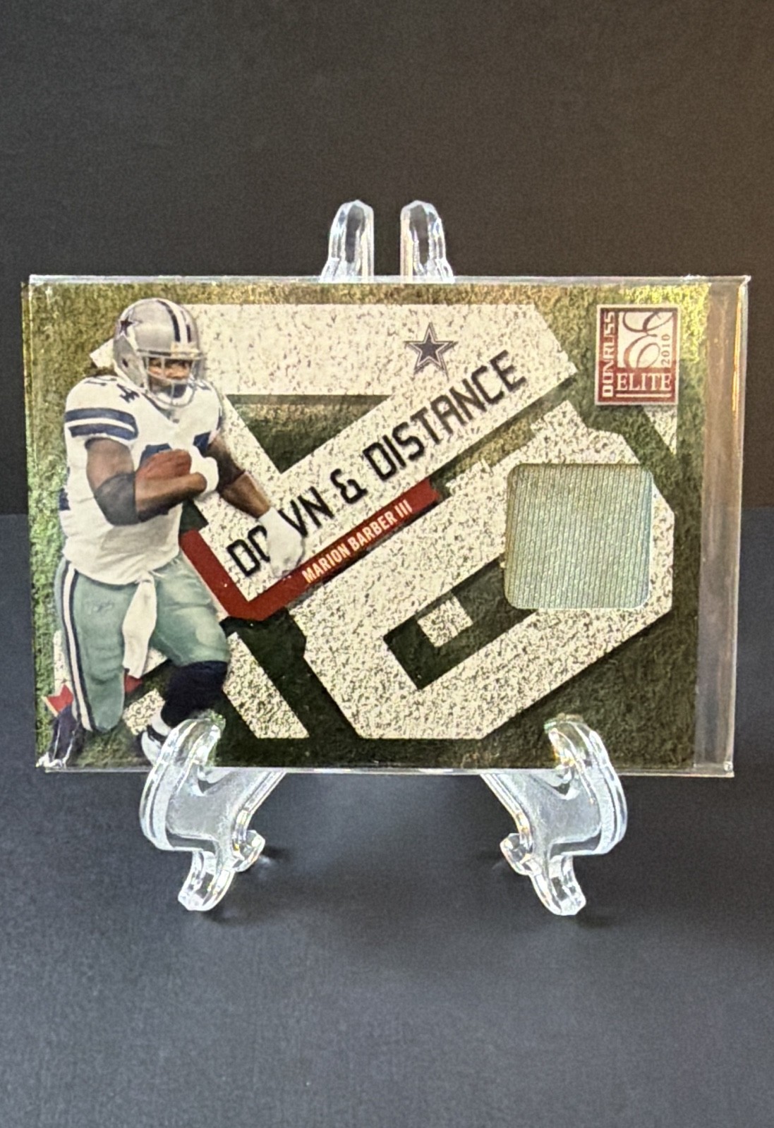 2010 Donruss Elite - Down and Distance Materials Marion Barber Jr. #32 /299...