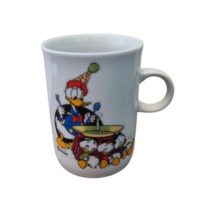 Donald Duck Tasse Becher Keramik Vintage Sammlerstück Tick Trick Track Cartoon