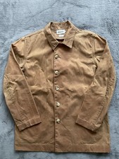Taylor Stitch Waxed Canvas Chore Jacket Mens 40 ( M ) Tan Made In USA
